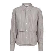 Dubbele laag shirt blouse walnoot Co'Couture , Gray , Dames