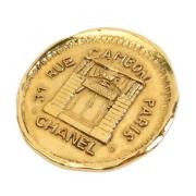 Pre-owned Metal chanel-jewelry Chanel Vintage , Yellow , Dames