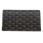 Pre-owned Plastic wallets Goyard Vintage , Black , Dames