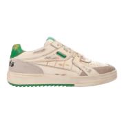 Groene Sneakers Regular Fit Alle Temperaturen Palm Angels , White , He...