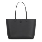 Korrelig leren tote met gespsluiting Tory Burch , Black , Dames