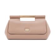 Sicily Clutch Medium Handtas Dolce & Gabbana , Pink , Dames