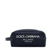 Nylon logo voorzak Dolce & Gabbana , Blue , Heren