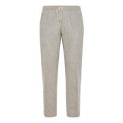 Citybroek in flanel Boggi Milano , Gray , Heren