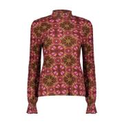 Lange Mouw Top Geisha , Multicolor , Dames