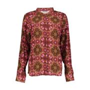 Elegante Blouse met Lange Mouwen Geisha , Multicolor , Dames