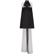 Zwarte Elegante Jurk Valentino Garavani , Black , Dames