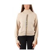 Dames Gebreide Pullover Trui Hanita , Beige , Dames