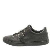 Pre-owned Leather sneakers Dolce & Gabbana Pre-owned , Black , Heren