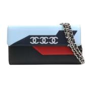 Pre-owned Leather wallets Chanel Vintage , Multicolor , Dames