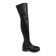 Over-de-knie laarzen Casadei , Black , Dames