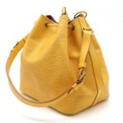 Pre-owned Leather louis-vuitton-bags Louis Vuitton Vintage , Yellow , ...