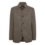 Wollen Peacoat Boggi Milano , Gray , Heren