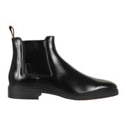 Zwarte Easy Herenschoenen Santoni , Black , Heren