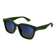 Groen/Blauw Groen Zonnebril Gucci , Green , Heren