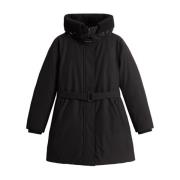 Zwarte Parka Winterjas Vrouwen Woolrich , Black , Dames