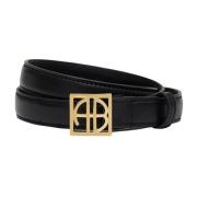 Stijlvol Monogram Riem Anine Bing , Black , Dames