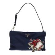 Pre-owned Fabric prada-bags Prada Vintage , Blue , Dames