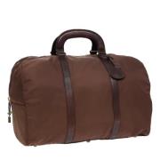 Pre-owned Nylon travel-bags Prada Vintage , Brown , Dames