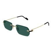 Ct0498S 003 Sunglasses Cartier , Yellow , Heren