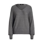 V-hals Knitwear Ralph Lauren , Gray , Dames