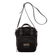 Pre-owned Canvas shoulder-bags Gucci Vintage , Black , Dames