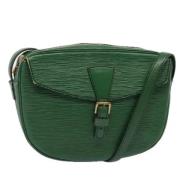 Pre-owned Leather louis-vuitton-bags Louis Vuitton Vintage , Green , D...