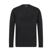 Gebreide Pullover Sweater Resteröds , Black , Heren