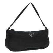 Pre-owned Nylon pouches Prada Vintage , Black , Dames