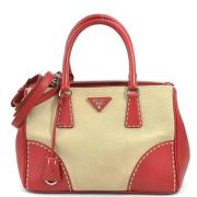 Pre-owned Canvas prada-bags Prada Vintage , Beige , Dames