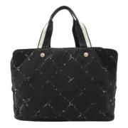 Pre-owned Canvas chanel-bags Chanel Vintage , Black , Dames