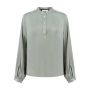 Lange Mouw Blouse Jip Amaya Amsterdam , Green , Dames