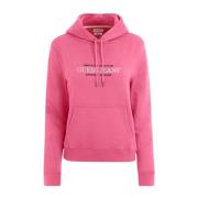 Fuchsia Oversized Hoodie American Tradition Guess , Pink , Dames