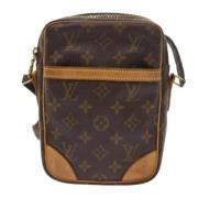 Pre-owned Canvas louis-vuitton-bags Louis Vuitton Vintage , Brown , Da...