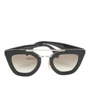 Pre-owned Acetate sunglasses Prada Vintage , Black , Dames