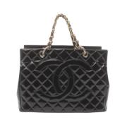 Pre-owned Leather chanel-bags Chanel Vintage , Black , Dames