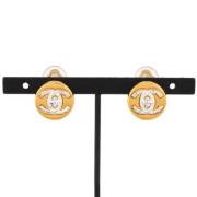 Pre-owned Metal chanel-jewelry Chanel Vintage , Yellow , Dames