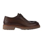 Bruine Leren Casual Schoenen Exton , Brown , Heren