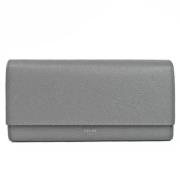 Pre-owned Leather wallets Celine Vintage , Gray , Dames