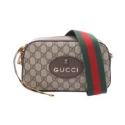 Pre-owned Leather gucci-bags Gucci Vintage , Beige , Dames