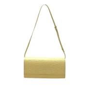 Pre-owned Leather louis-vuitton-bags Louis Vuitton Vintage , Beige , D...