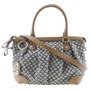 Pre-owned Canvas gucci-bags Gucci Vintage , Gray , Dames