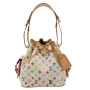 Pre-owned Canvas louis-vuitton-bags Louis Vuitton Vintage , White , Da...