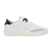 Leren Sneakers voor Vrouwen Sun68 , White , Dames