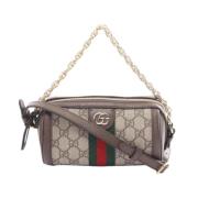 Pre-owned Leather gucci-bags Gucci Vintage , Beige , Dames