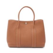 Pre-owned Leather handbags Hermès Vintage , Brown , Dames