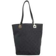 Pre-owned Leather gucci-bags Gucci Vintage , Black , Dames