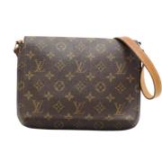 Pre-owned Canvas louis-vuitton-bags Louis Vuitton Vintage , Brown , Da...