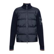 Vest met gewatteerde voorkant Moncler , Blue , Heren