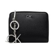 Sleutelhanger en Portemonnee Set voor Vrouwen Calvin Klein , Black , D...